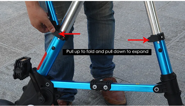 Top New Xfront Abike Unisex 8 Inch Wheel Mini Ultra Light Folding Bike Subway Transit Vehicles Road Bicycle Outdoor Sports Bicicleta 7