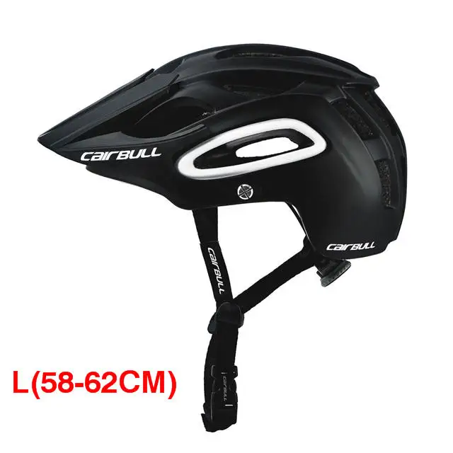 CAIRBULL, полностью терраи, велосипедный шлем Casco Ciclismo PC+ EPS, велосипедный горный шлем для мужчин и женщин, для спорта на открытом воздухе, защитный велосипедный шлем BMX - Цвет: black L