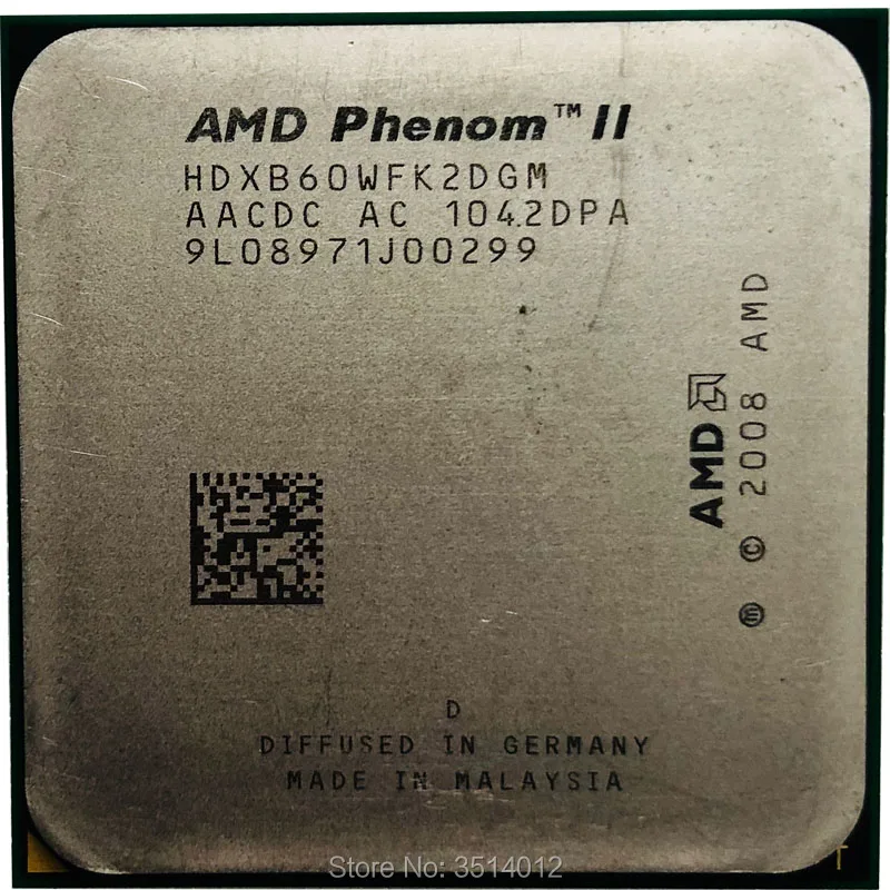 Двухъядерный процессор AMD Phenom II X2 B60 3 5 ГГц HDXB60WFK2DGM разъем AM3 | Компьютеры и офис