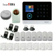 SmartYIBA WIFI 3G Wireless Home Alarm Strobe Siren System APP Control Multi Language RFID Alarm Motion