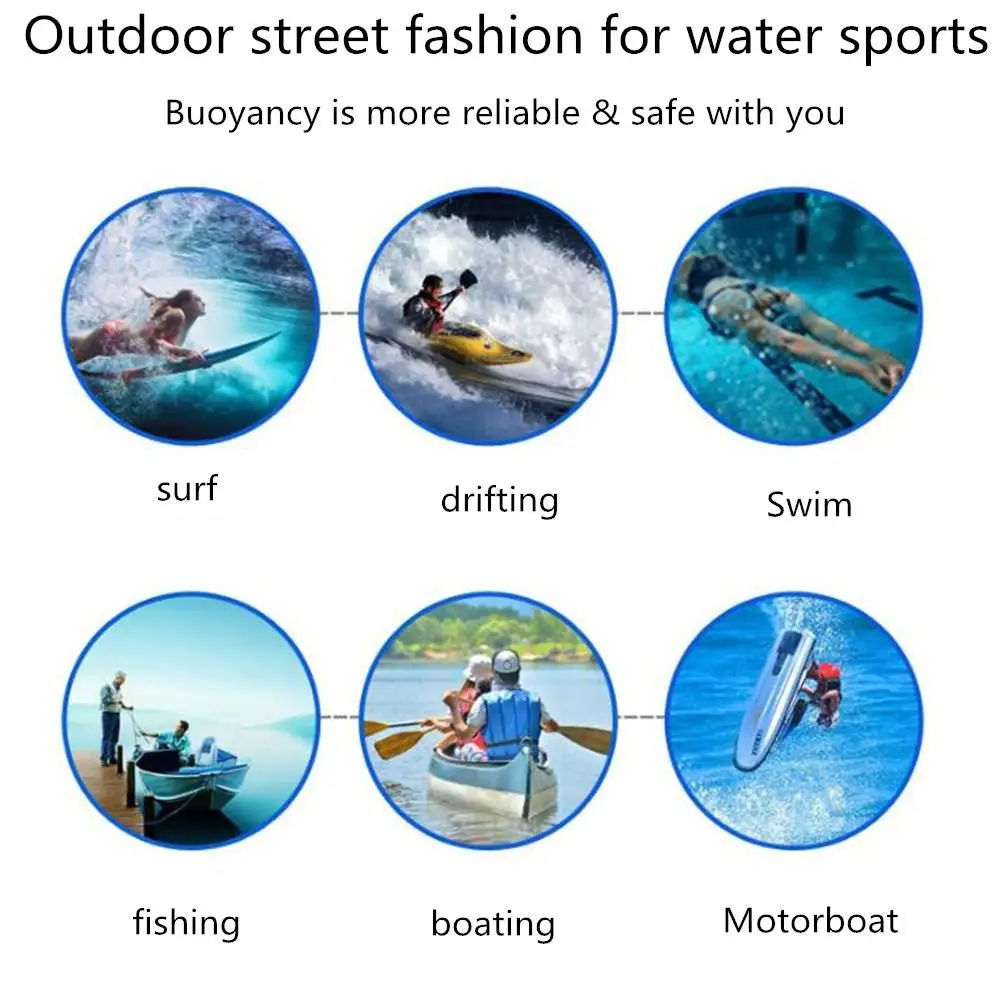 Hot Outdoor Rafting Life Jacket for Children and Adult Swimming Snorkeling Wear Fishing Suit Professional Drifting Level Vest