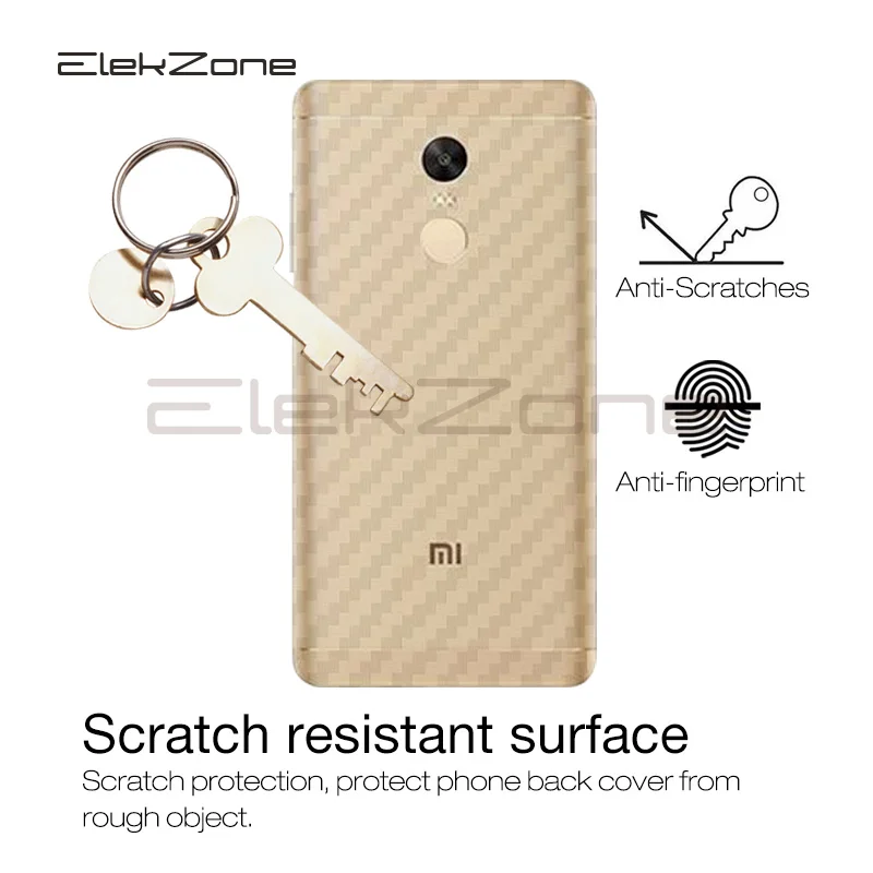 Carbon Fiber 3D For Xiaomi Redmi Note 3 4 4X 5 Pro Screen Protector For Xiaomi Redmi Note5 Pro 3 4 4X Back Cover Film 3Pcslot (4)