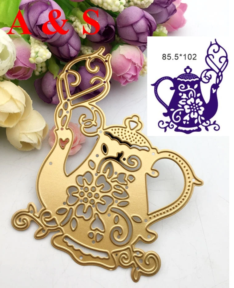 Q56 METAL CUTTING DIES Teaport card frame album paper craft wedding invitation embossing stencil art cutter | Дом и сад