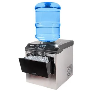 

Electric Commercial Countertop Bullet Ice/ice Maker with 150W Rated Power and 15kg/24H Ice Making Capacity