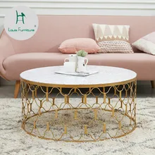 Луи Мода журнальные столы роскошный скандинавский мрамор Закаленное Стекло Простой железной формы гостиной