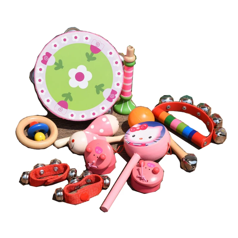 

13 PCS Orff Preschool Educational Toys Early Childhood Music Percussion for Boy and Girl