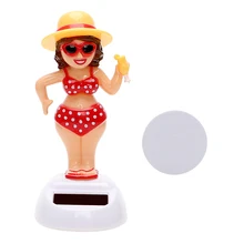 Кактус мультфильм Солнечный солдат питание Танцующая качающаяся голова автомобильные аксессуары Автомобильные украшения Декор для автомобильной приборной панели