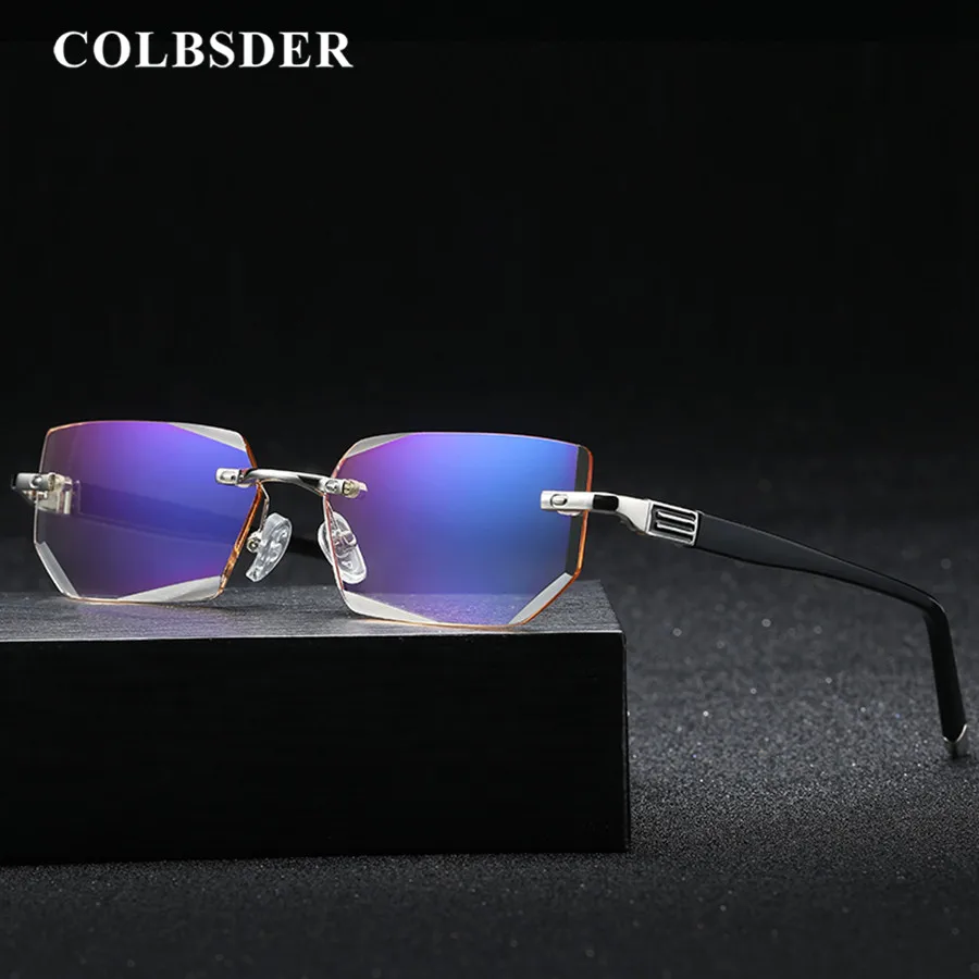 Luxury Reading Glasses Men Women Diamond Cut Resin Clear