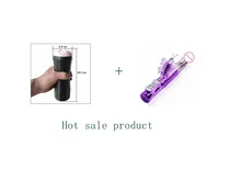1Set USB Rechargeable Purple Female Sex Machine Vibrator Magic Wand&sex toys fake pussy masturbation cup sex products