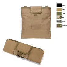 Спорт на открытом воздухе страйкбол снаряжение Molle боевой Пешие прогулки сумка жилет аксессуар камуфляж рециркулировать пакет тактический складной дампа мешок