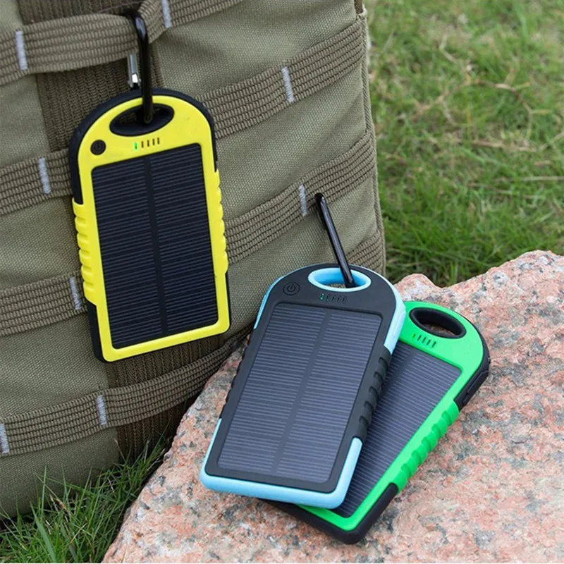 

Power bank Solar 5000mAh Power Bank Portable Charger Travel Battery Powerbank for Xiaomi Iphone X8 plus For HTC For HUAWEI