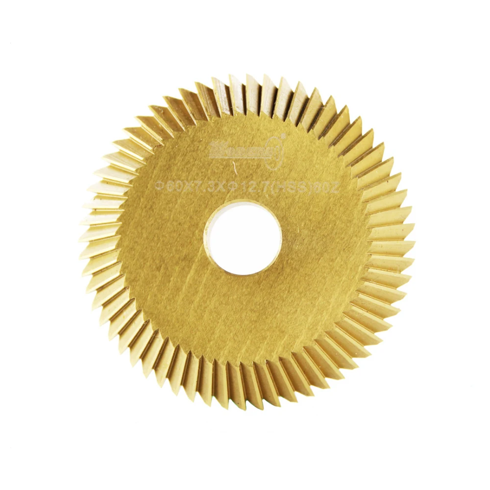 1PC Cutting Machine Blade 60 Tooth HSS Circular Saw Blades 60*7.3*12.7