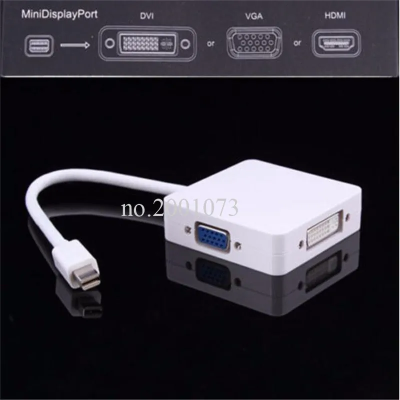 Mini DP порта Thunderbolt к VGA, HDMI, DVI HDMI конвертер адаптер кабель для iMac Mac Mini Pro воздуха книги для мониторинга ТВ