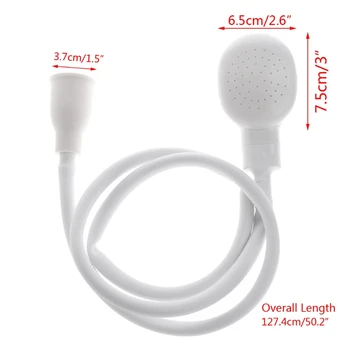 

Water Saving Handhold Dog Shower Head Spray Drains Strainer Hose Sink Washing Hair Pet Bath Tool Bathroom Accessories