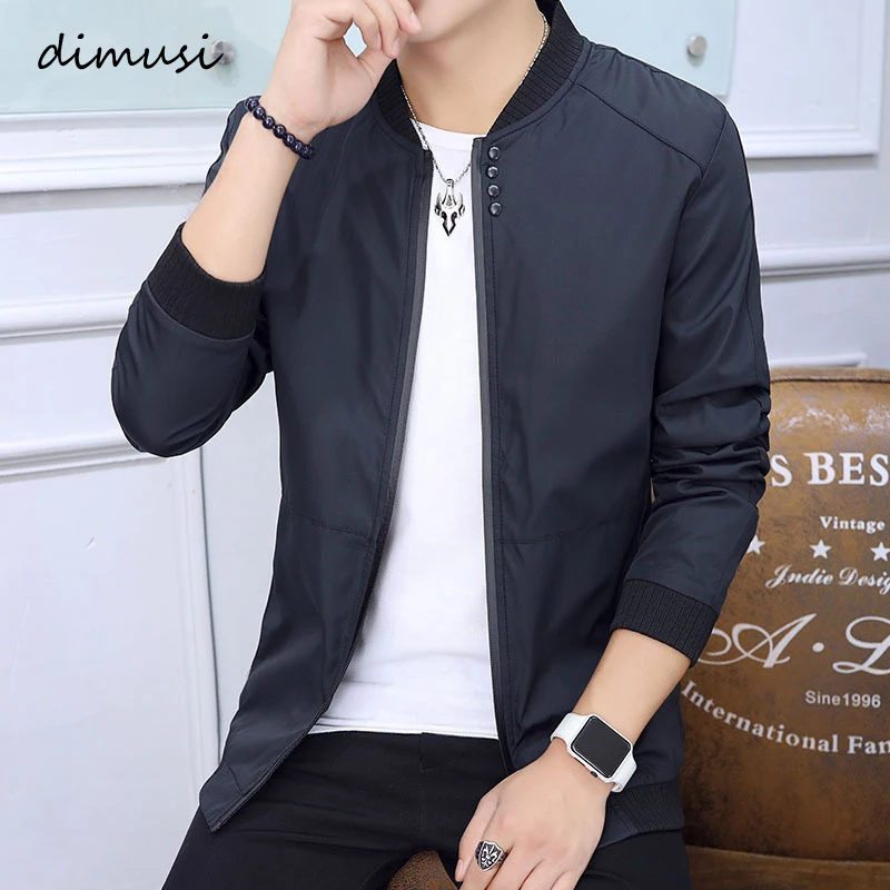

DIMUSI Men's Casual Jackets Spring Winter Coat Men Sportswear Motorcycle Male Thin Slim Fit Bomber Jackets Brand Clothing,TA119