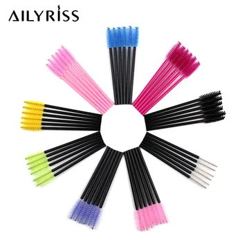 

25/50Pcs Eyelash Eyebrow Makeup Brushes Disposable Mascara Wands Applicator Eyelash Extension Comb Beauty Cosmetic Tool AILYRISS