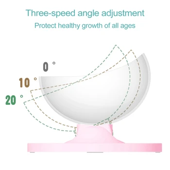 

Adjustable Pet Cat Bowl Feeders Multi-Angles Cat Snacks Bowl With Anti-slide Rubber Foot Mat