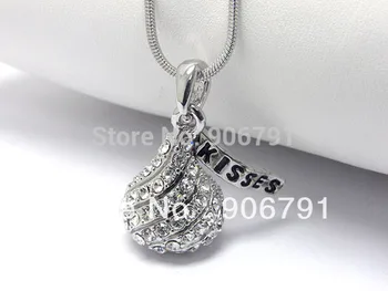 

Kisses Crystal candy pendant necklaces (A107750)