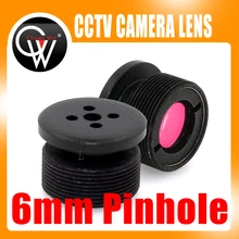 CCTV 6mm lens IR Filter Metal Button effect Board lens For CCTV Security Camera