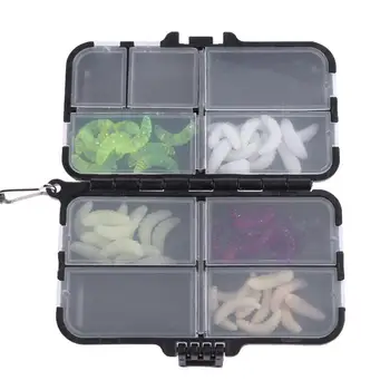 

11/9 Compartments Fishing Tackle Box Double Sided ABS Lure Bait Storage Box Portable Fishing Accessories Tackle Boxes w/ String