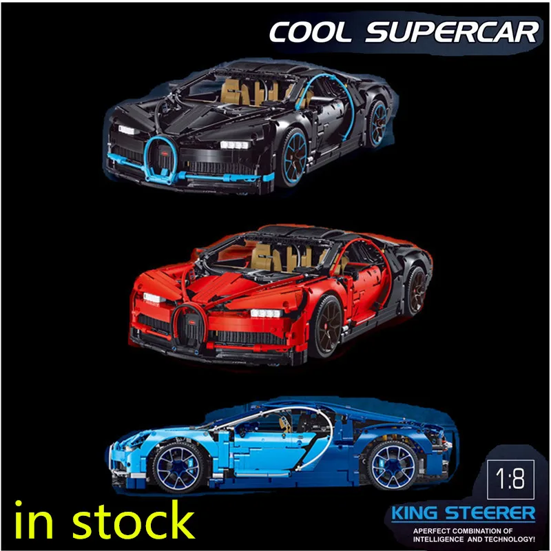 

DECOOL Chiron Car 20086 bugattied 3625Pcs 3388 Creator Racing Compatible 42083 Model Building Blocks Bricks Toy legoings Technic