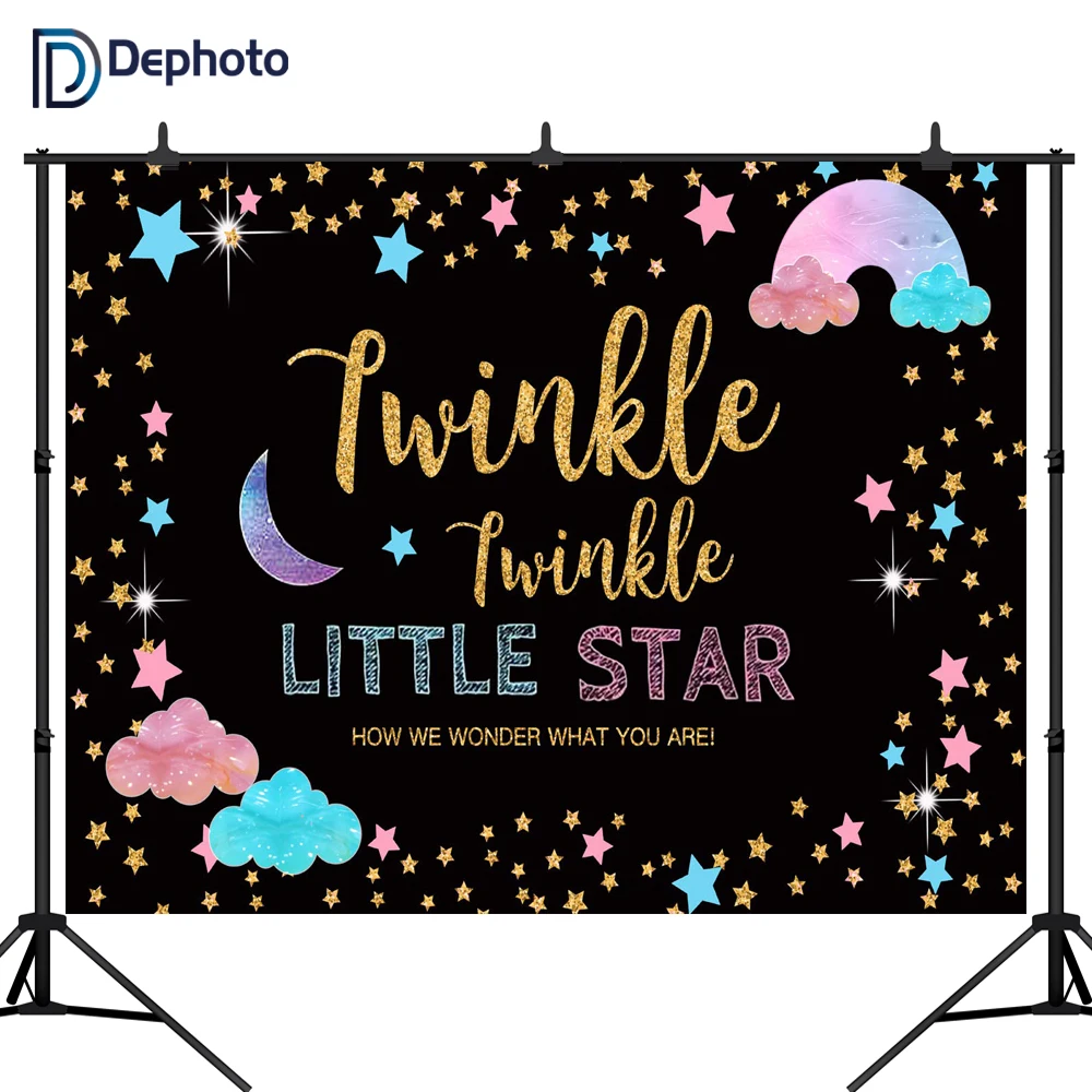 DePhoto Twinkle мерцающие маленькие Звездные декорации День Рождения Вечеринка детский