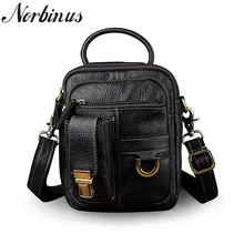 Norbinus Натуральная кожа Мужская поясная сумка мужская сумка через плечо из натуральной воловьей кожи поясная сумка