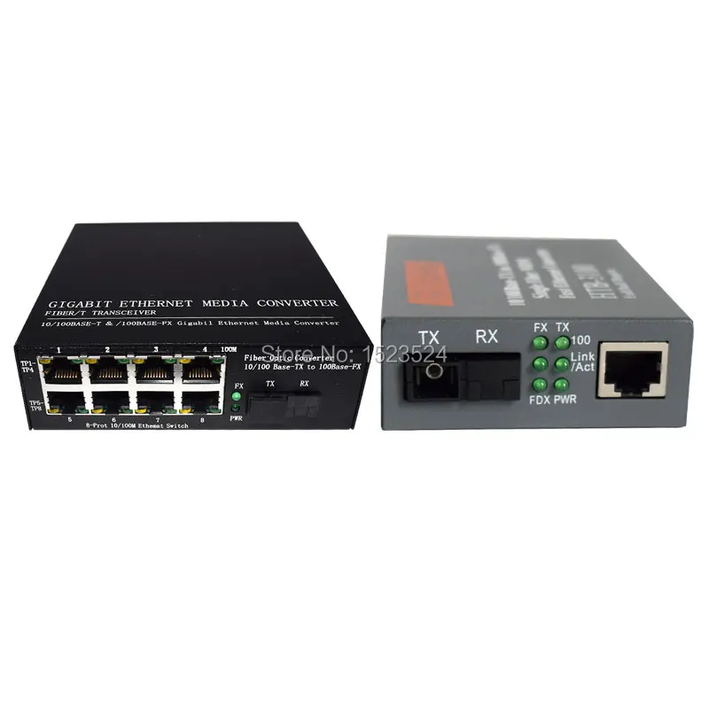 imágenes para 1 Par 10 100/100mbps Fibra Óptica Media Converter 1 CH * SC 8 CH * RJ45 Netlink Convertidor 1 CH * SC 1 CH * RJ45 Transceptor De Fibra Óptica imágenes para 1 Par 10 100/100mbps Fibra Óptica Media Converter 1 CH * SC 8 CH * RJ45 Netlink Convertidor 1 CH * SC 1 CH * RJ45 Transceptor De Fibra Óptica