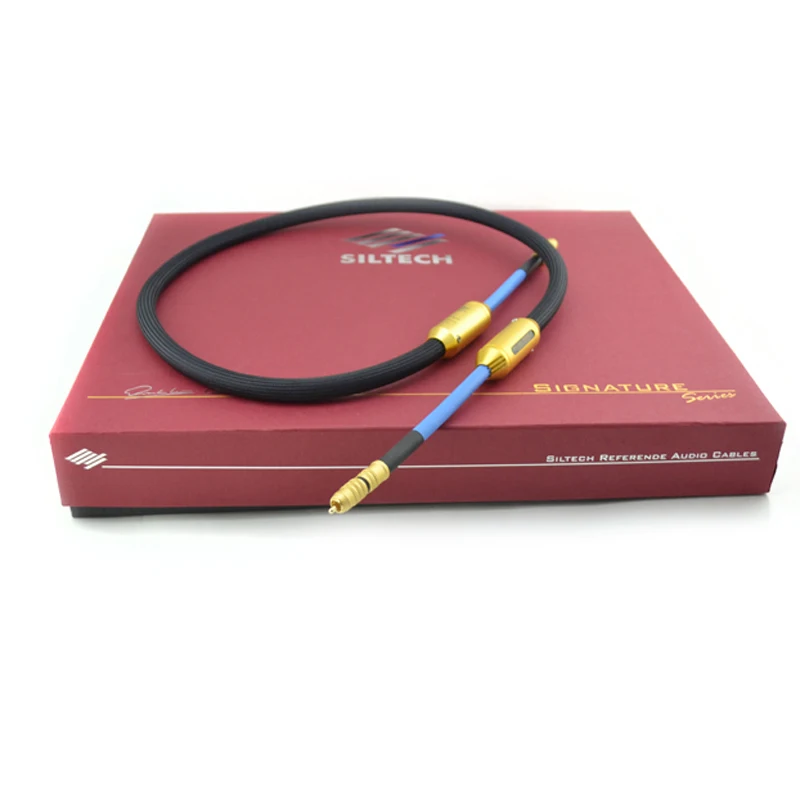 

Free shippping Siltech digital cable GOLDEN RIDGE II RCA Cable with Gold RCA plug