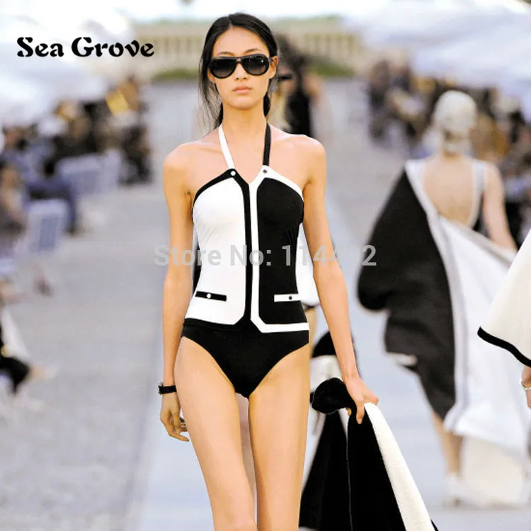 

Women ONE PIECES SWIMWEAR Monokini Halter Neck Swimsuit Swimwear women