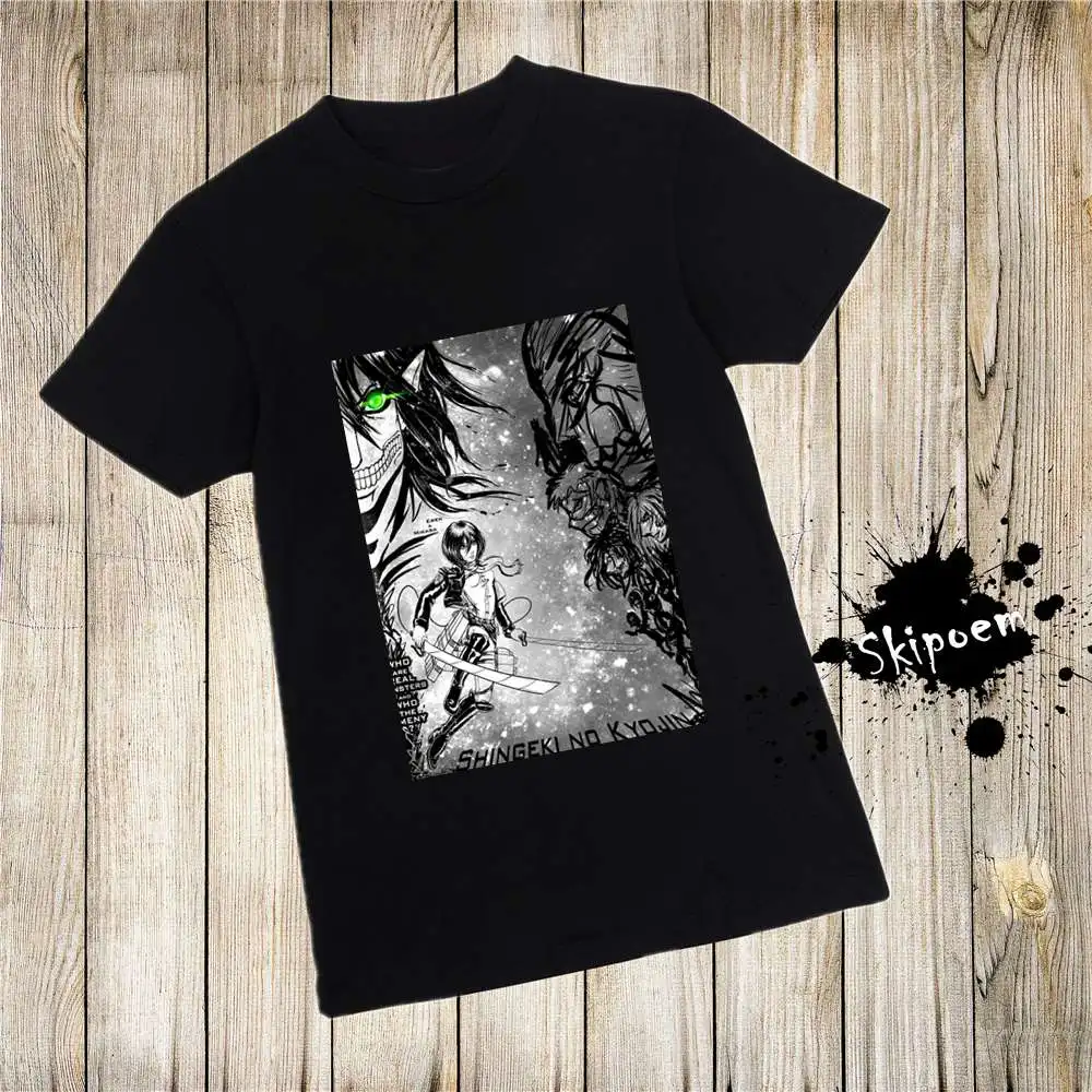 

Fashion Short Sleeve T Shirt Claymore Yoma Clare Printed 100% Cotton Top Tees Women Casual O Neck T-Shirt Unisex Couple TShirt