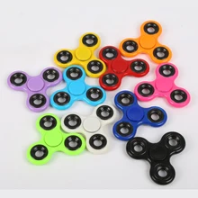 8 Colors Triangle Gyro High Speed Finger Spinner Fidget Plastic EDC Hand For Autism ADHD Anxiety