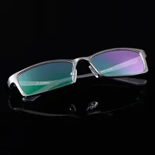 Алюминиевые мужские очки с широким лицом, очки по рецепту, полная оправа, оптическая оправа, деловые очки, светильник, большие очки MF GG