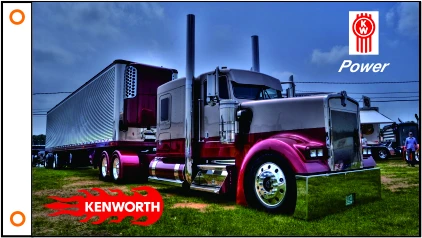 Автомобильный флаг kenworth Banner 3 фута x 5 футов 100% полиэстер 09|Флаги баннеры и