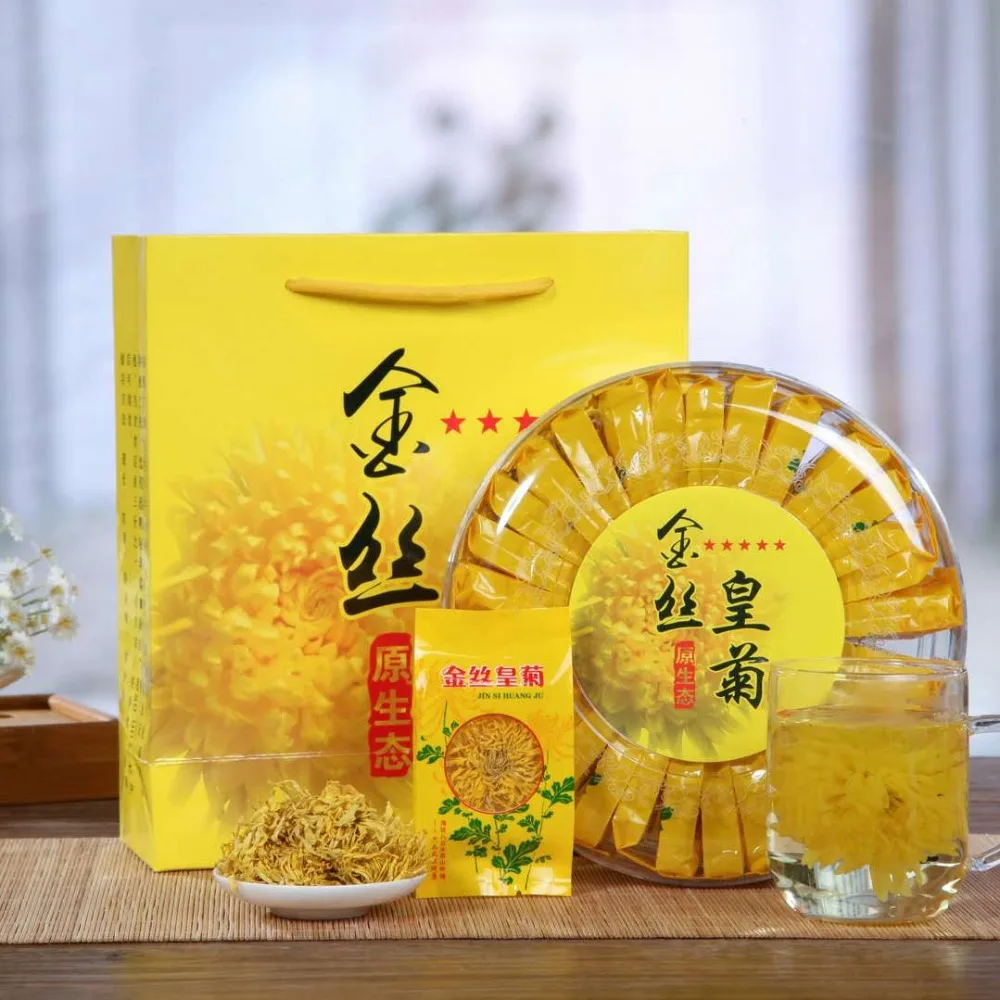 A box Chrysanthemum Tea Gold Silk Royal Super Premium Tongxiang