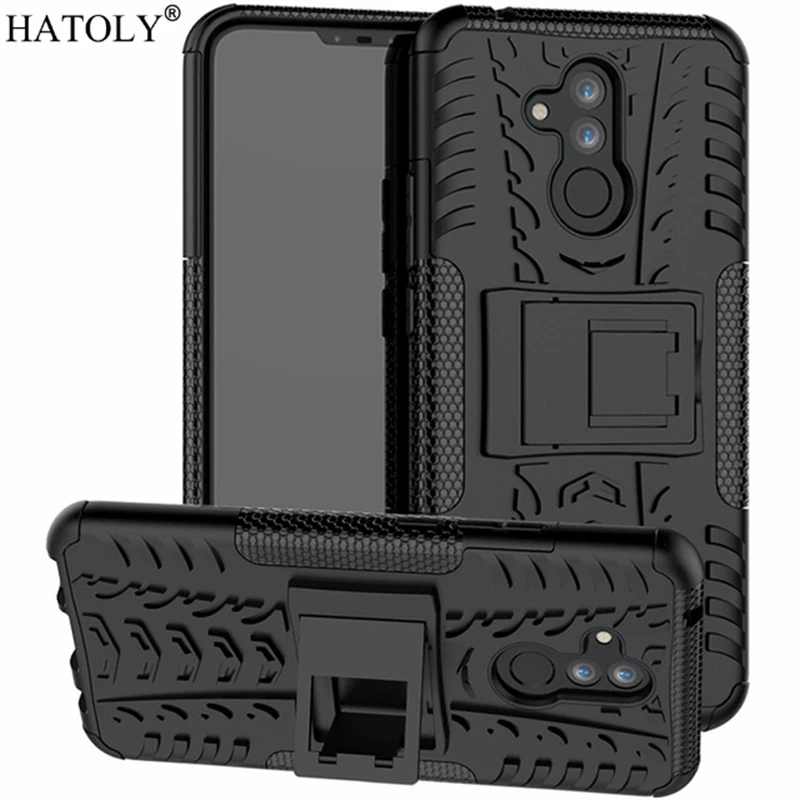 Чехол HATOLY для Huawei Mate 20 Lite армированный силиконовый Жесткий пластиковый