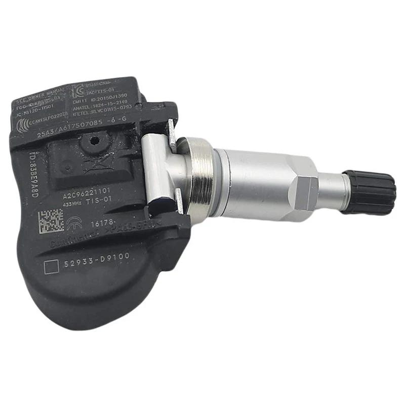 New 4Pcs Tpms 52933D9100 52934D9100 датчик давления в шинах для Kia Sportage Ql 2016 K7 Cadenza|Датчик давления|