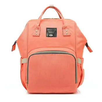

Large Capacity Maternity Nappy Bags Baby Care Waterproof Nursing Diaper Bags Mommy Travel Shoulder Backpacks Solid Color