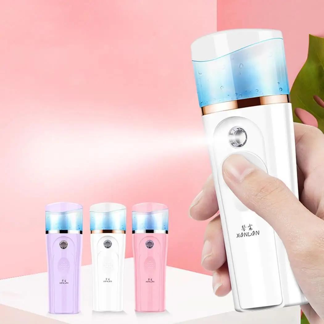 

Nano Facial Miste and Hydrating Face Sprayer 25ML USB Rechargeable Mini Beauty Device Facial Humectant Steamer Cool Mist Sprayer