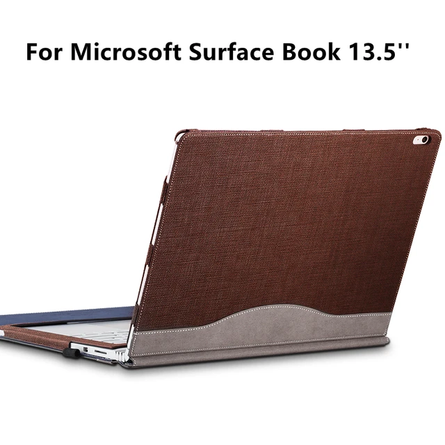 Cheap PU Leather Cover For Microsoft Surface Book 13.5 inch Tablet Laptop Sleeve Case For SurfaceBook 2015 Detachable Protective Shell