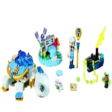 230 Pcs Elf Série Lenaida Tartaruga de Água Modelo Ambulância Building Block Brinquedos Legoe LEPIN 30015 Presente Para Crianças Compatível 41191