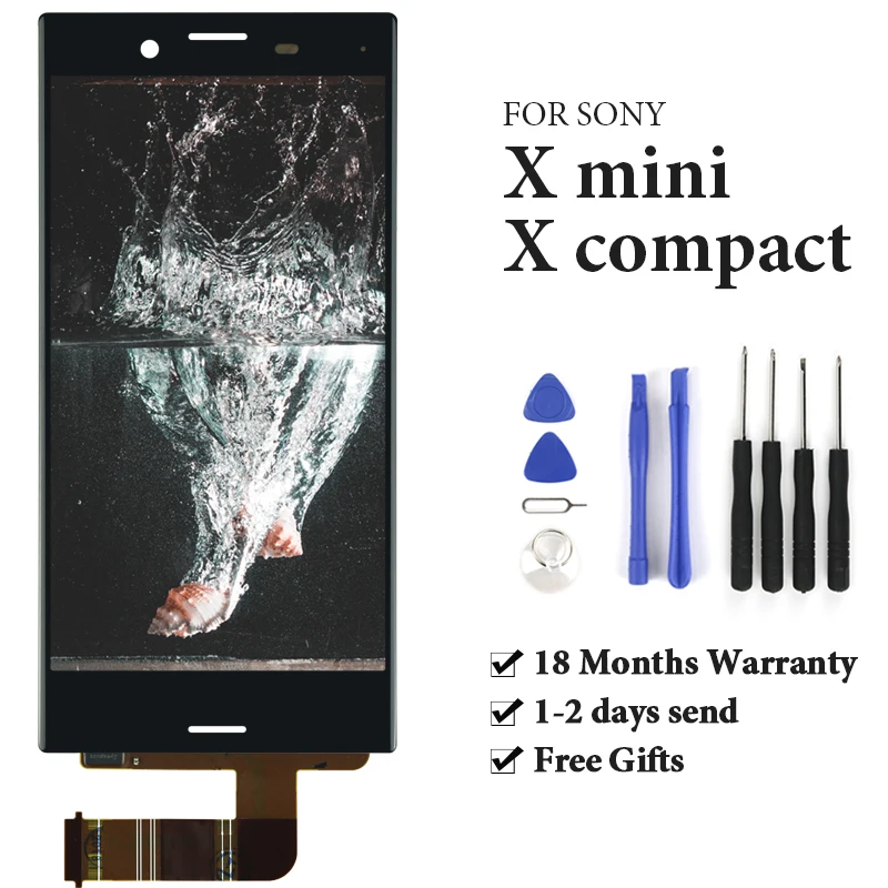 Запасные части для Sony Xperia X Mini LCD Display No Dead Pixel Compact F5321 Touch Screen | Мобильные телефоны и