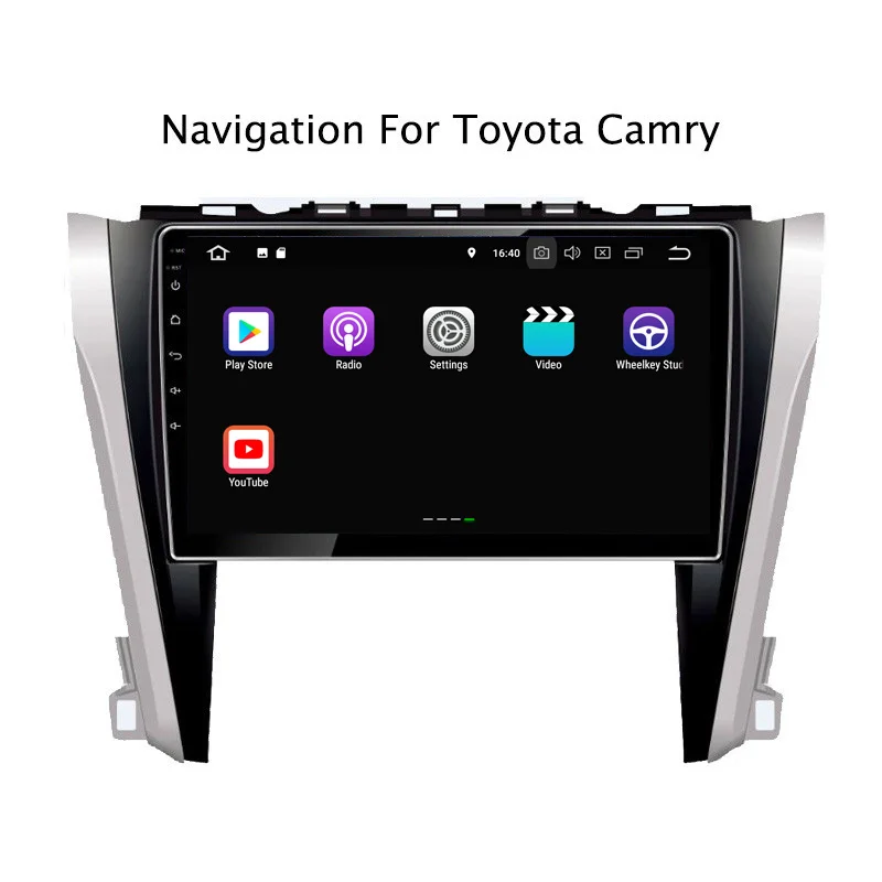 Excellent 10.1Inch PX30 Android 9.0 Car DVD Multimedia Player For Toyota Camry 2015 2016 GPS Navigation Radio Stereo Audio 3