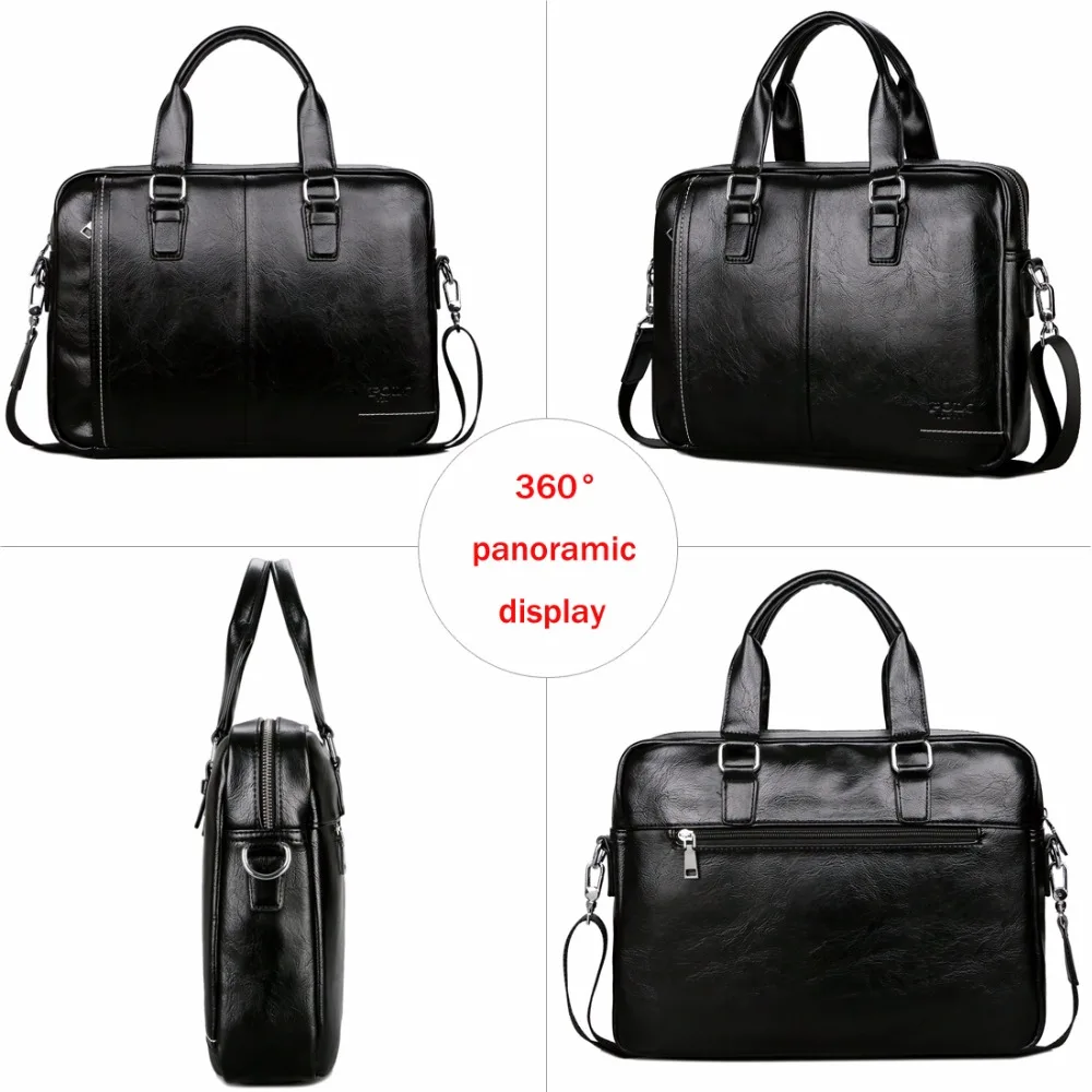 VICUNA POLO New Arrival High Quality Leather Man Messenger Bag Bag Set Brand Men's Briefcases Business Laptop Men Handbag