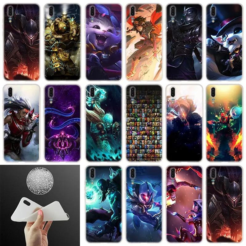 

Soft Silicone Phone Case League Legends LOL For Huawei P30 P20 P30Pro P10 P9 P8 Plus Lite 2017 P samrt 2019 Cover