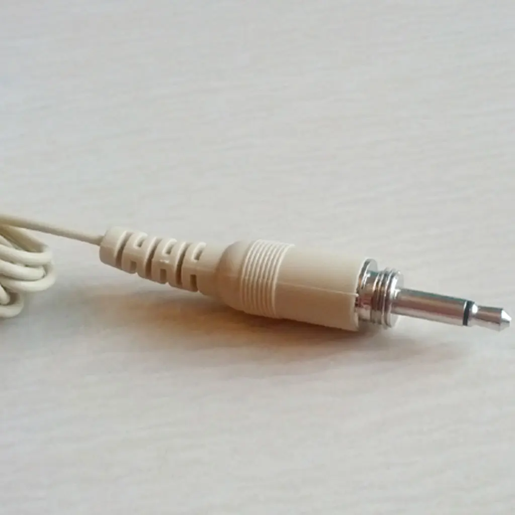 1 x 3.5mm Jack Headworn Microphone Head-Mounted Mic Hands Free Beige Voice Headworn Microphone