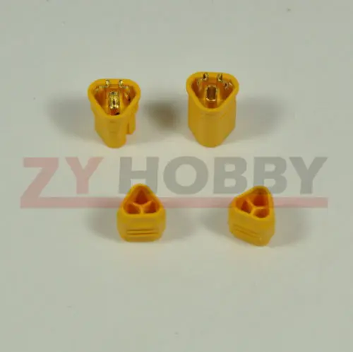 2 пары AMASS MT30 мм 3 Полюсные пулевидные коннекторы для RC ESC to Motor|bullet connector|2mm bullet