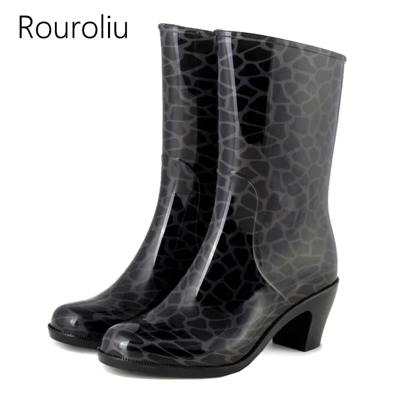 high heel rainboot