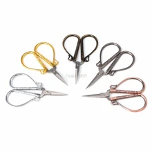 1 шт. цветочные ножницы из нержавеющей стали европейские винтажные швейные ножницы DIY Инструменты G08 и Прямая поставка