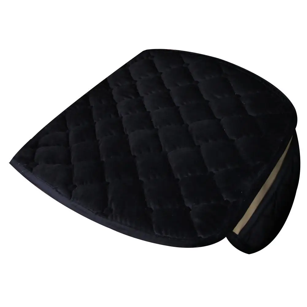 

Car Seat Cover Car Vehicle Anti-slip Soft Plush Winter Single Front Seat Cover Pad with Pocket